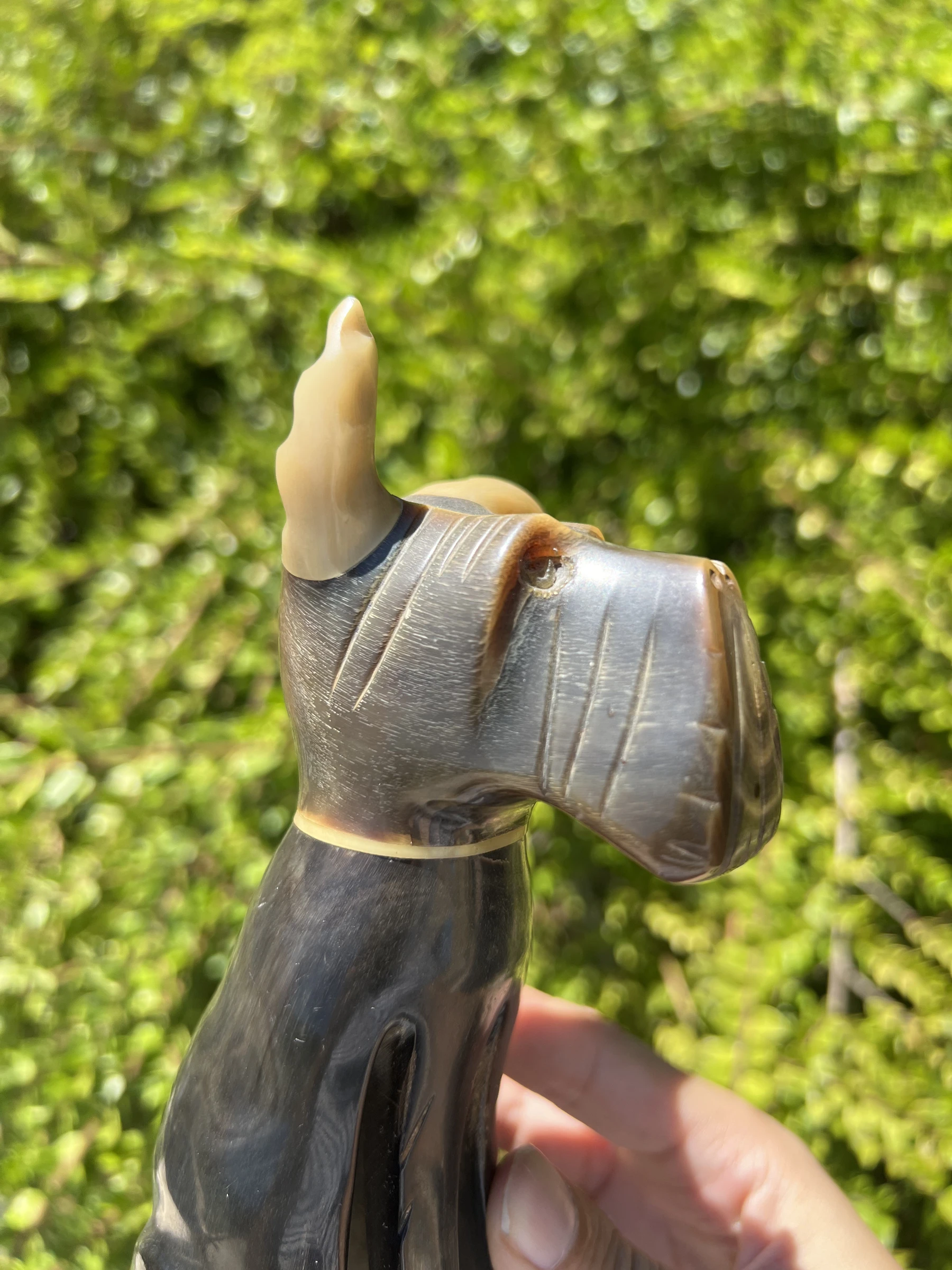 🐶 Statue chien sculptée 19,5 cm objet déco effet marbré vintage – photo 9